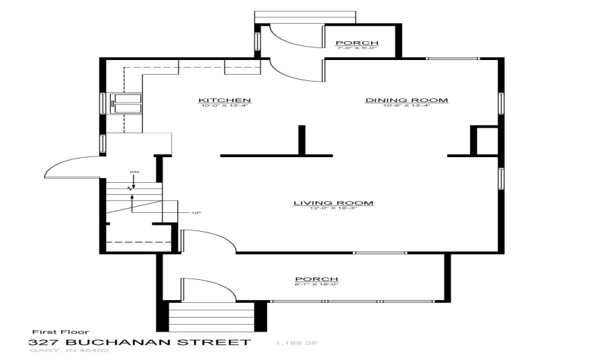 First Level Floor Plan_327 Buchanan