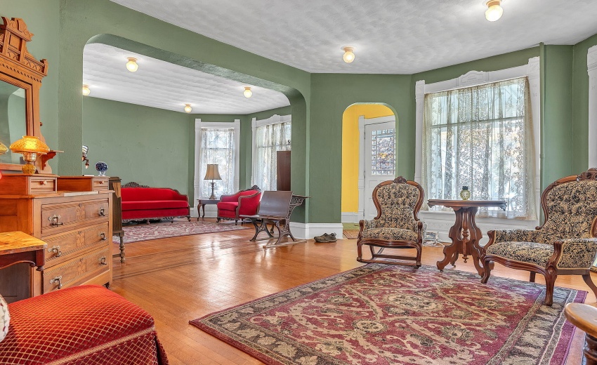 Living Room looking into Parlor