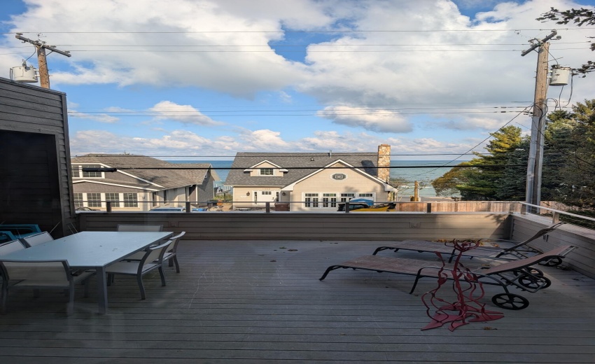 View from Living Room/ deck