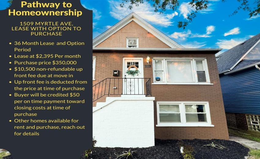 1329 E 50th Ct Gary IN LEASE WITH OPTION