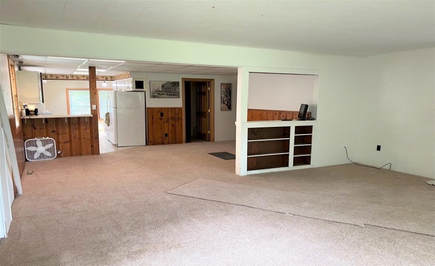 Lliving room to kitchen