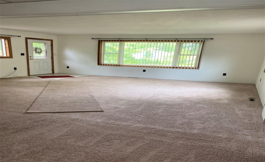 Living room from dining area