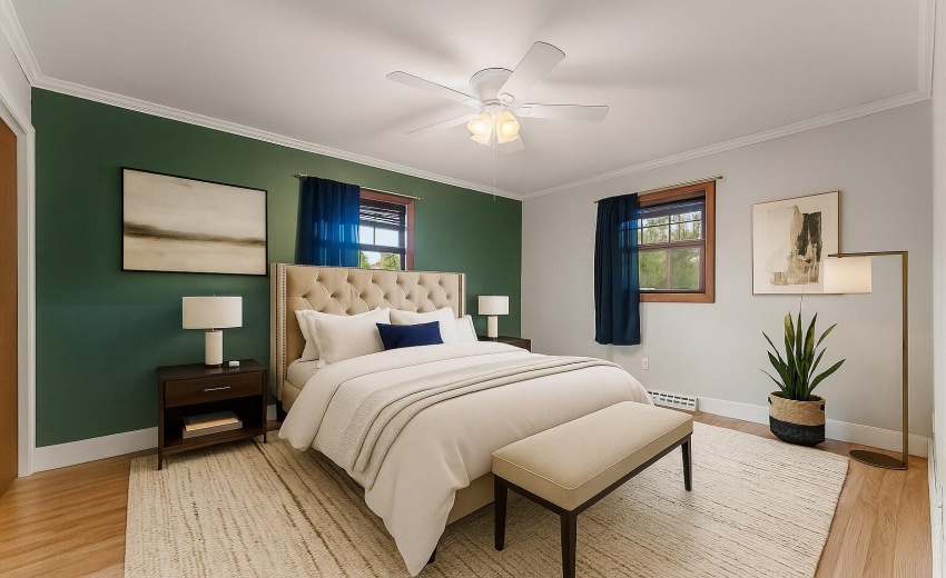 virtual 2nd main floor bed