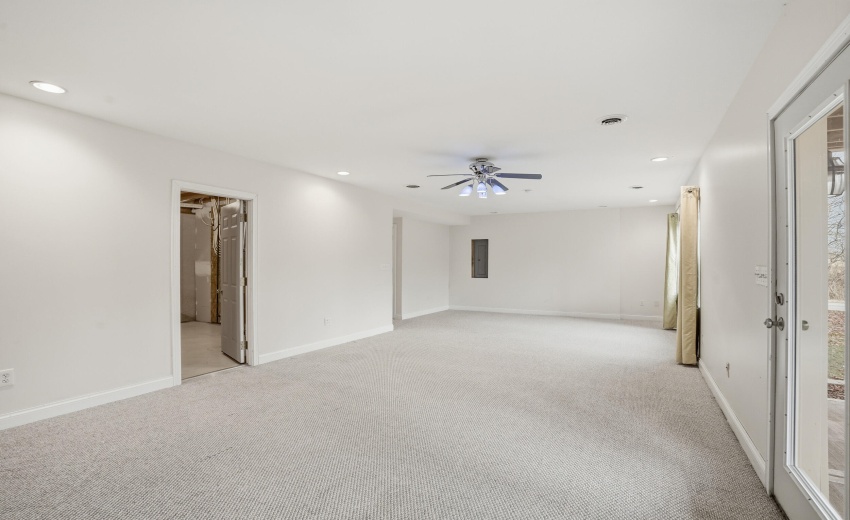 36 finished basement