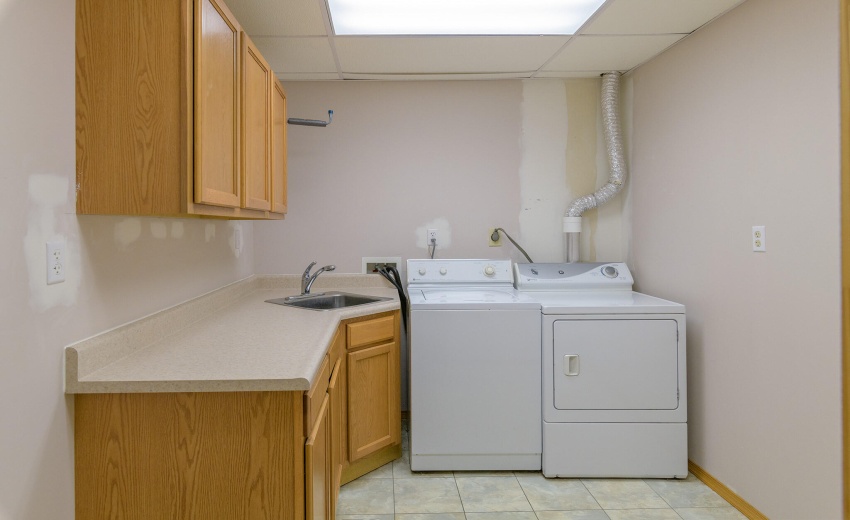 Basement Laundry Room