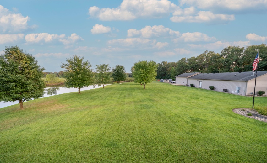 View from back deck.
