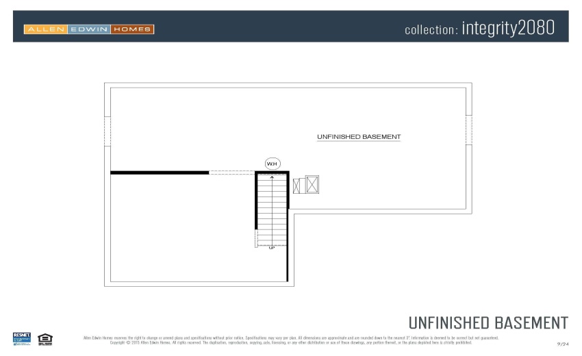 Integrity 2080 V8.0a Unfinished Basement