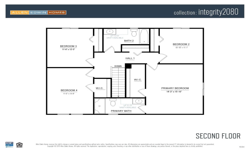 Integrity 2080 V8.0a Second Floor