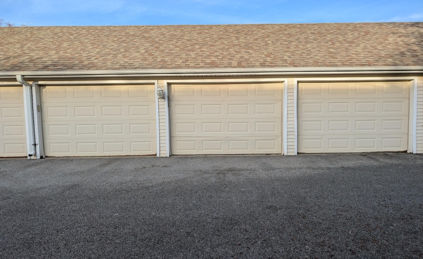 NEWER GARAGE DOOR and opener