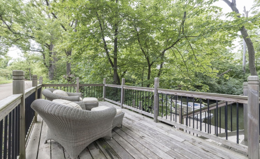 Patio Deck Area with View to the Island