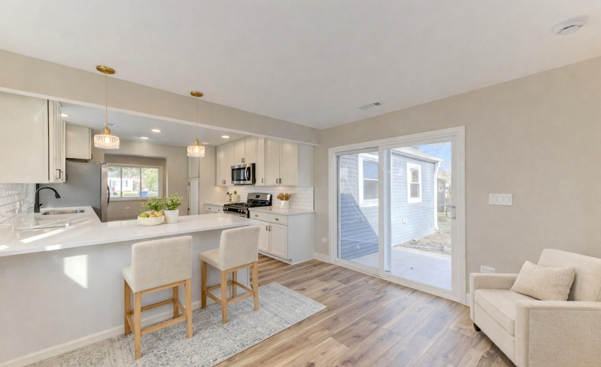 36 DR to Kitchen Staged 2