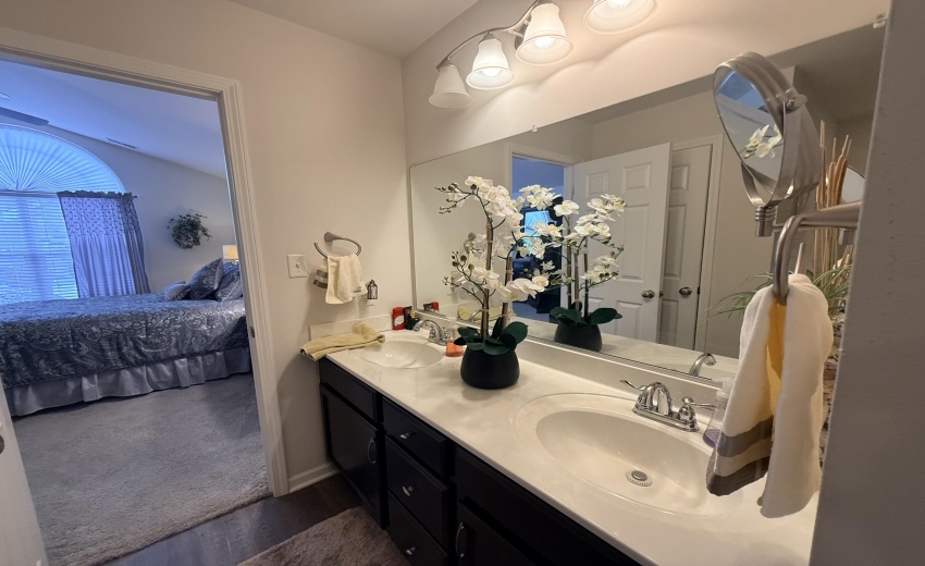 PRIMARY BATH WITH DOUBLE VANITY