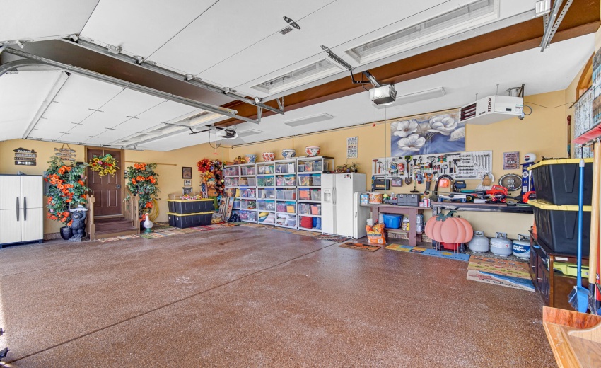 Three Car Heated Garage