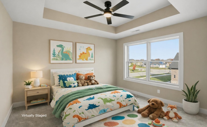 staged kids room castle rock