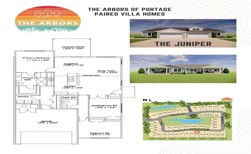 Arbors Floor Plan Juniper Model