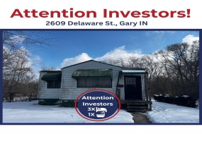 2609 Delaware Street, Gary, Indiana, 3 Bedrooms Bedrooms, 5 Rooms Rooms,1 BathroomBathrooms,Residential,For Sale,Delaware,NRA833780