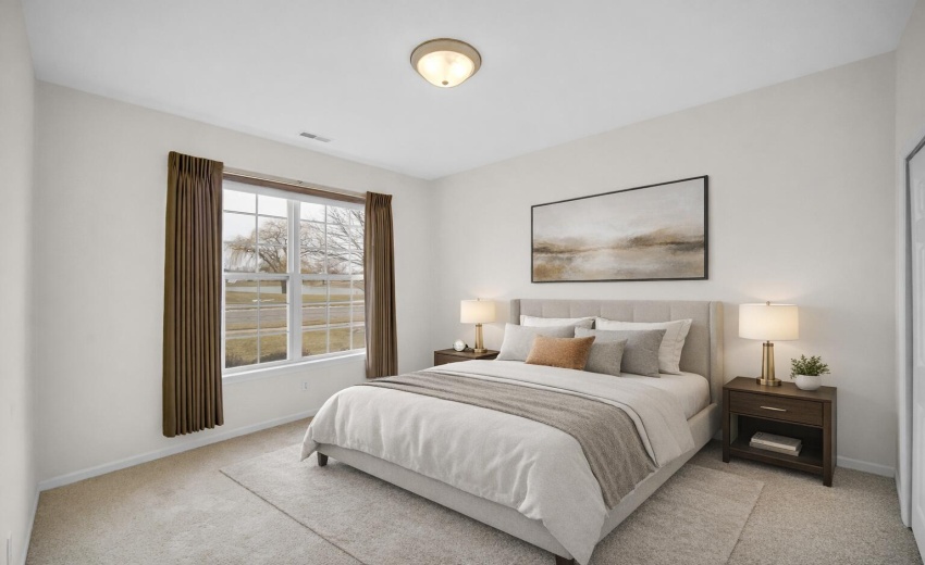 Bedroom 2 virtually staged