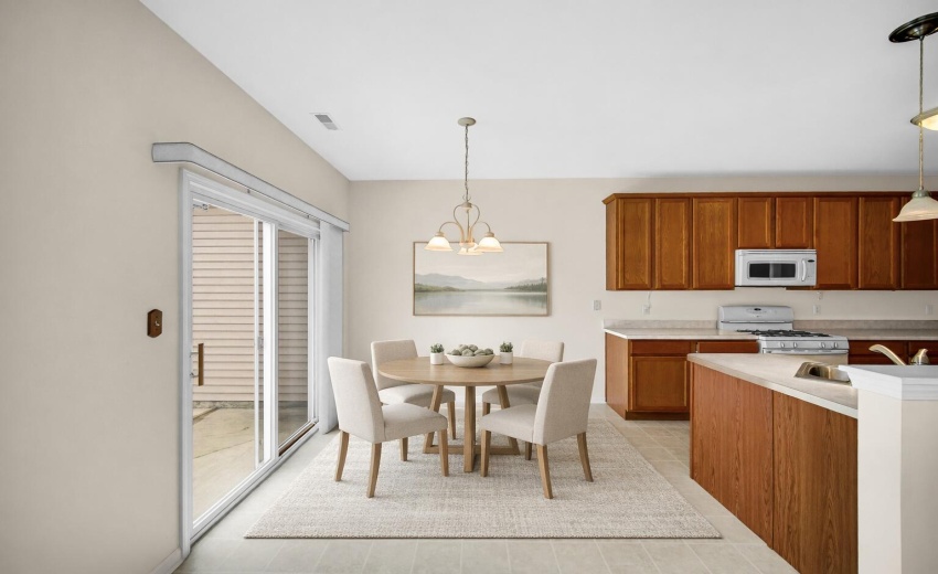 Kitchen virtually staged