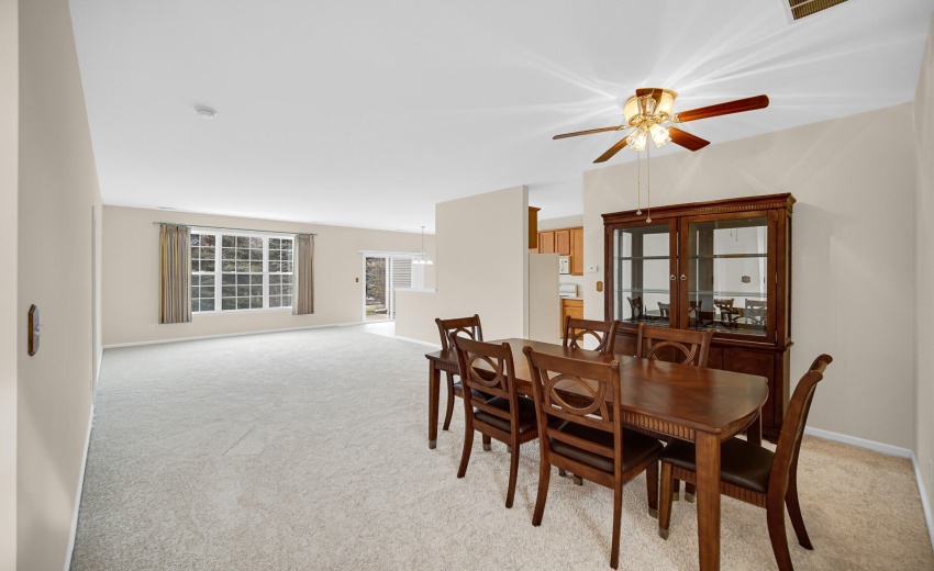 Dining room to Living area