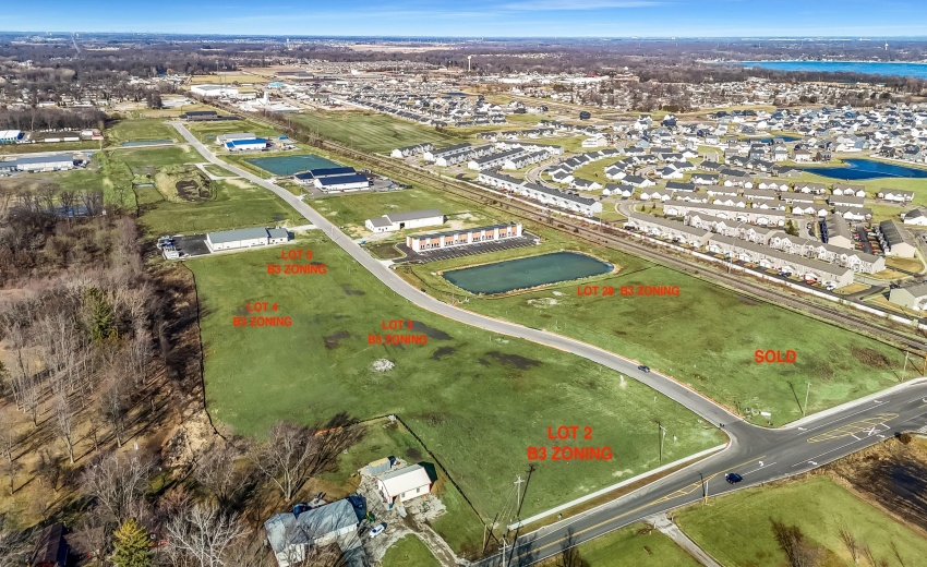 LOT 2 WITH ALL B3 ZONING LABELED