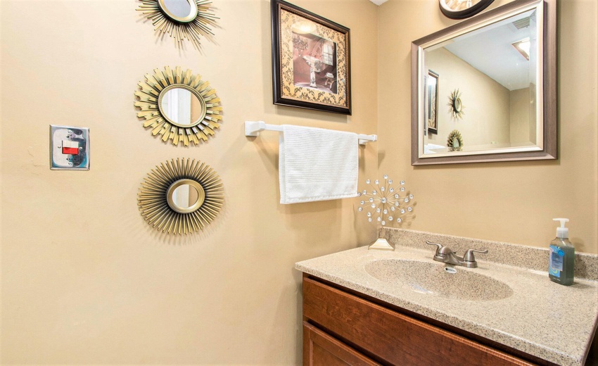 Lovely guest powder room