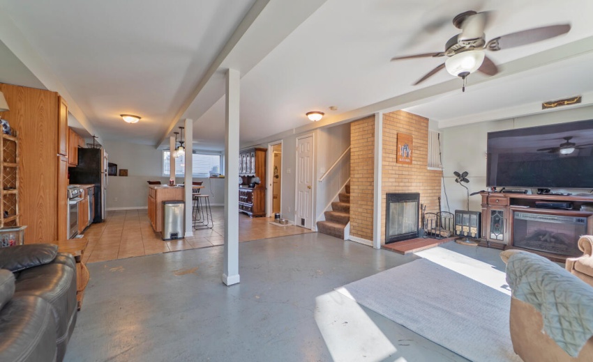 Open Concept Dining and Living