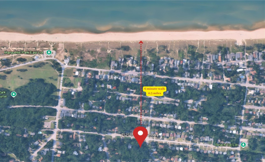 6 minute walk 0.3 miles