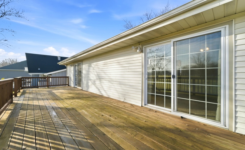Deck Access off of Master Bedroom