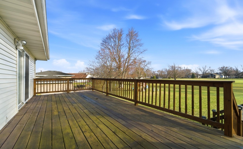 Full Length Back Deck