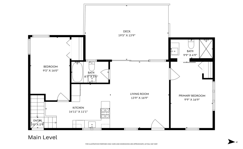 main level floorplan