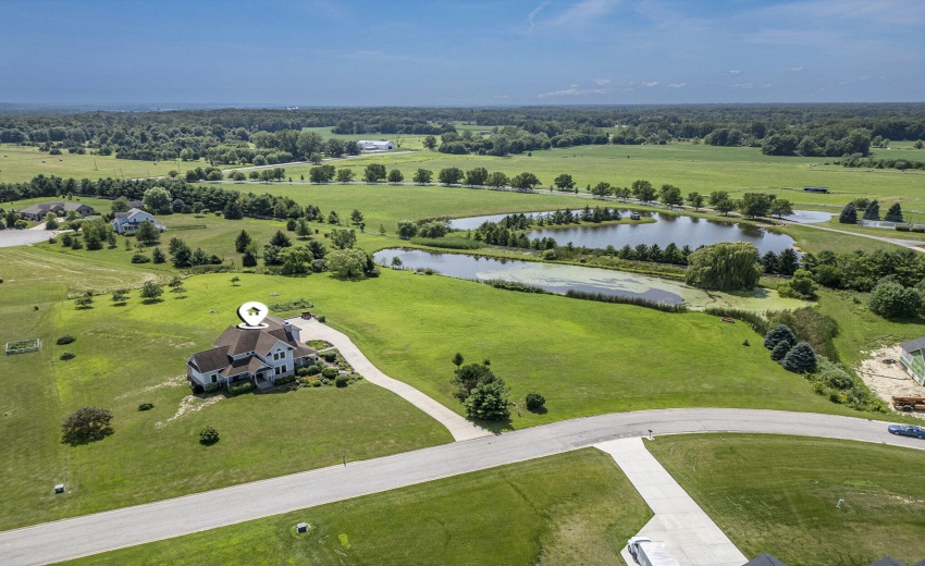 Drone Photo showing both lots