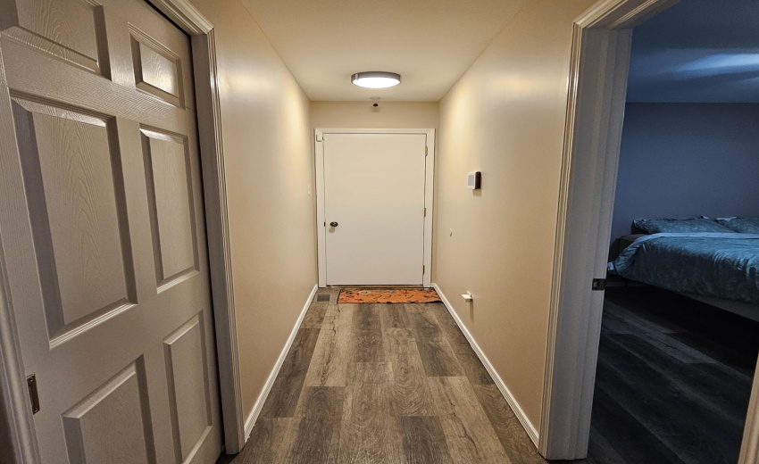 Hallway to garage access