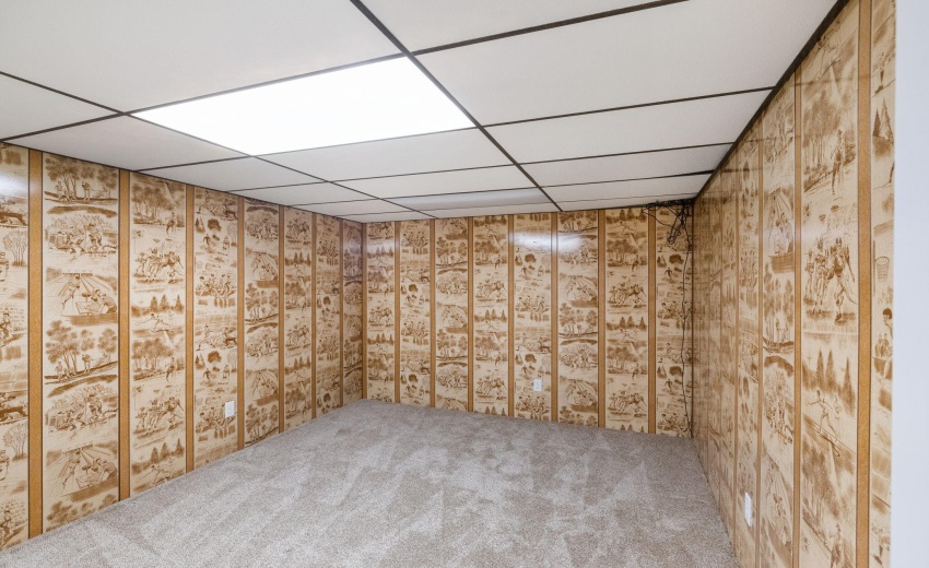 Finished room in basement