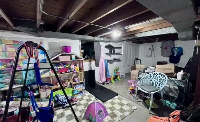 Basement Used As Family Room/Play Area