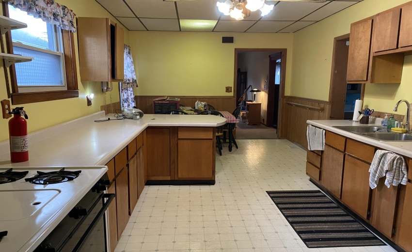 Kitchen to dining space 2