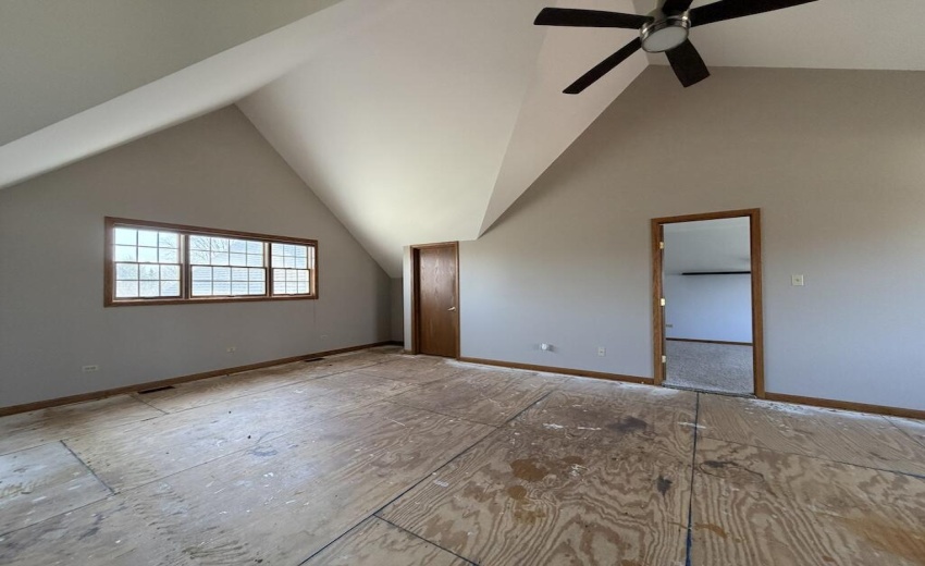 loft pic 3 door on the left goes into th