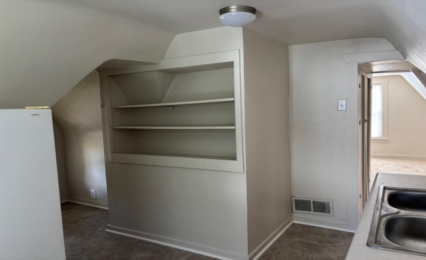 Studio Kitchen built in shelf