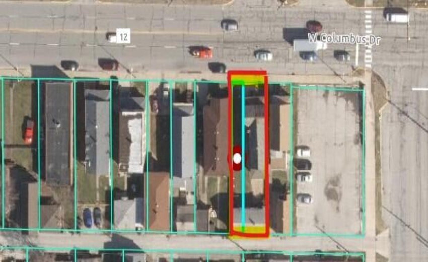 509 W Columbus Dr. GIS PLAT Outlined