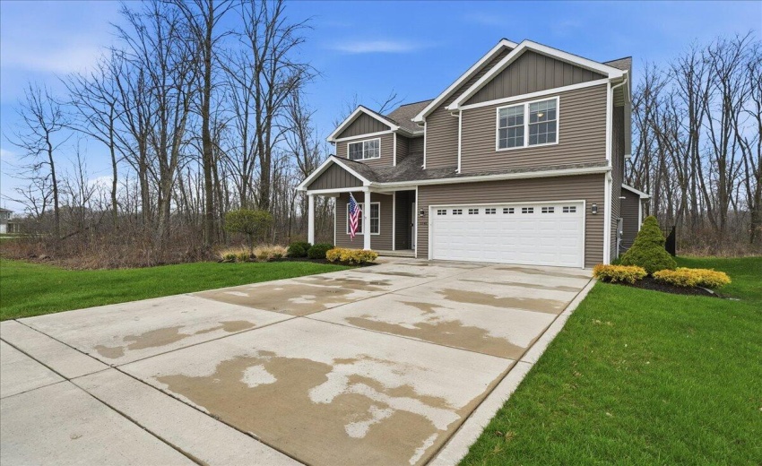 Large Concrete Driveway
