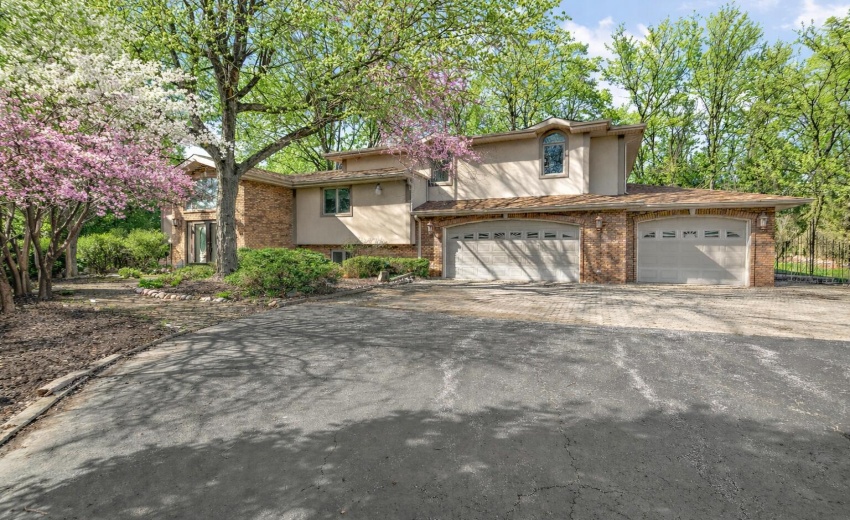 Springtime serenity in suburban home