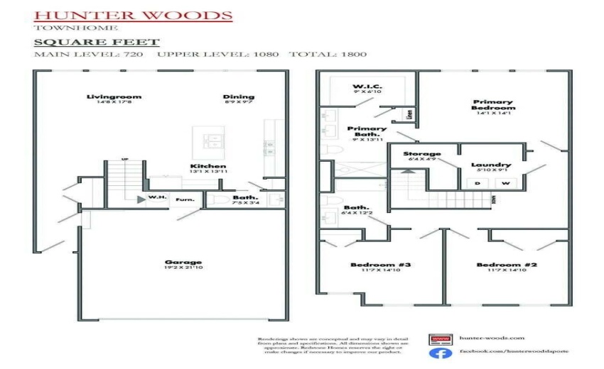 Hunter woods Floor Plan