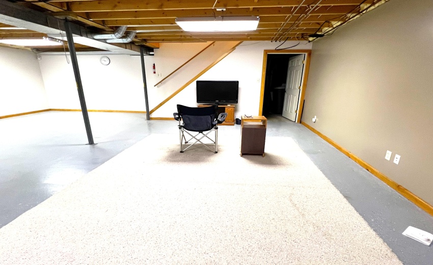 150 basement at stairs