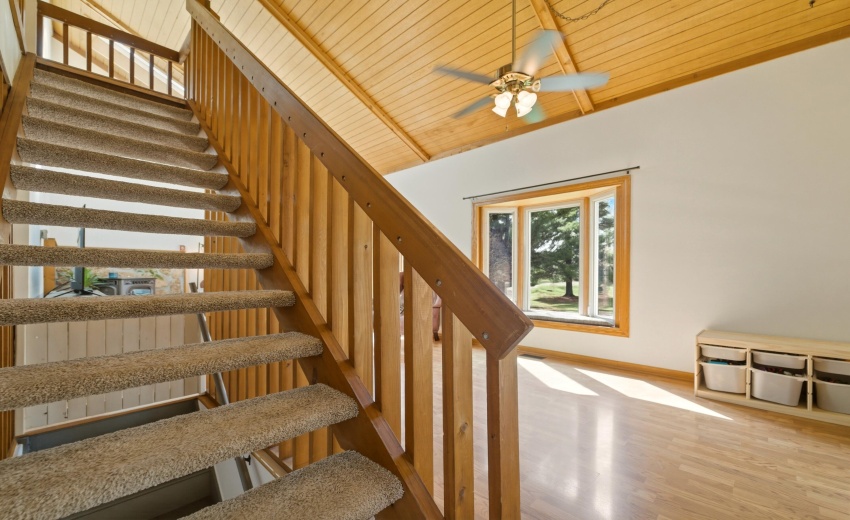 Living Room to Upstairs