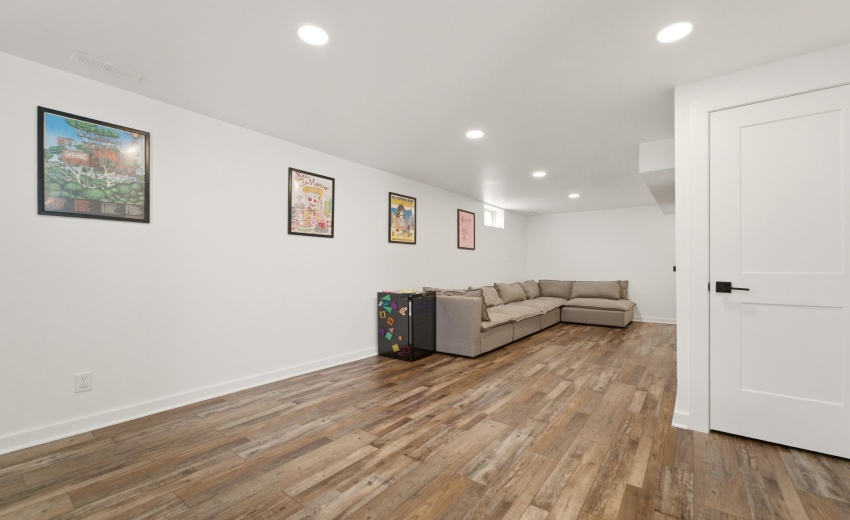 Finished Basement with 4th Bedroom