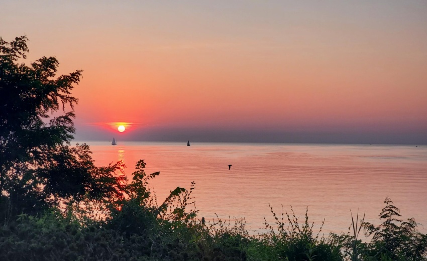 Sunset in Long Beach