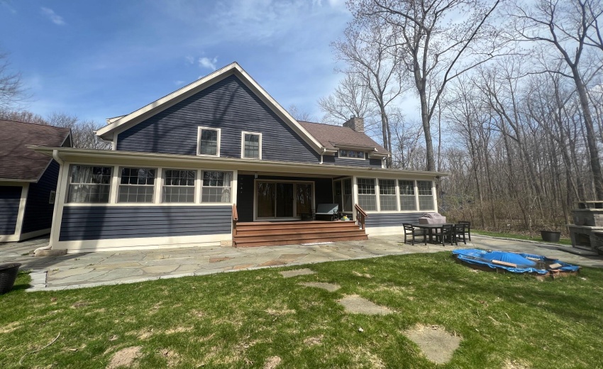 Back Yard Covered Porch