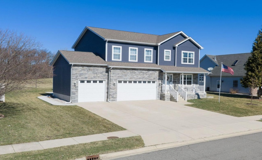 drone front garage side