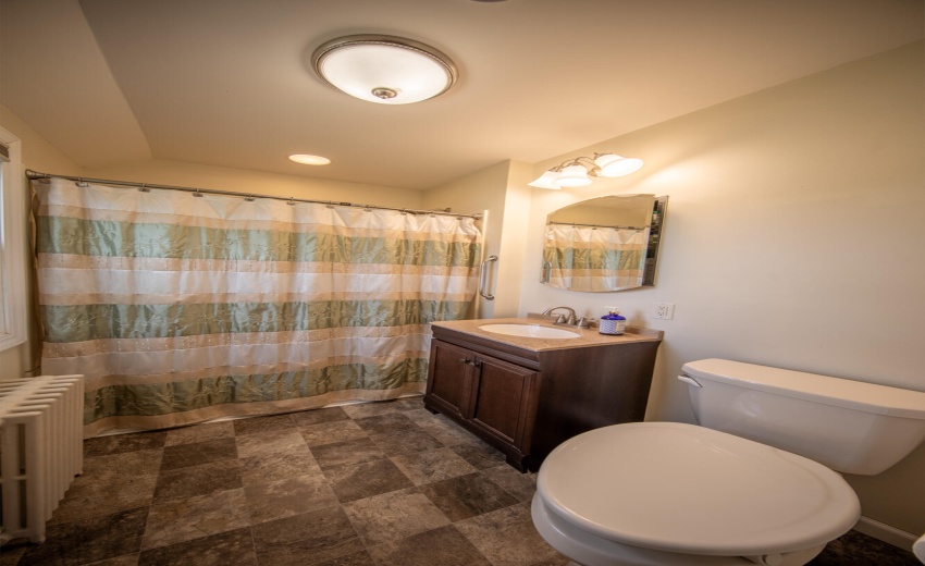 Primary bathroom with large shower