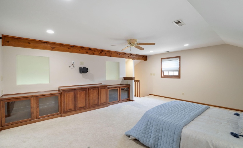 Primary bedroom with built-ins