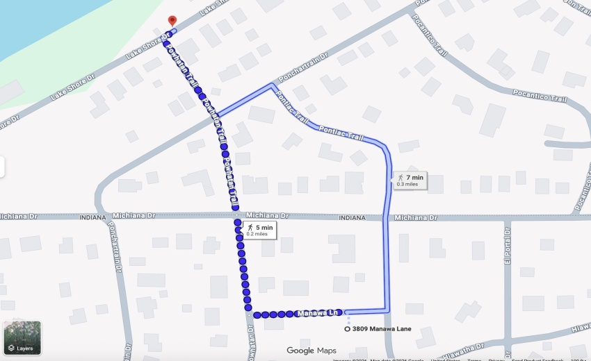 Manawa Walk to Beach